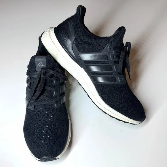 Adidas Men’sUltraBoost DNA Running Shoes Black / White Size- 8.5